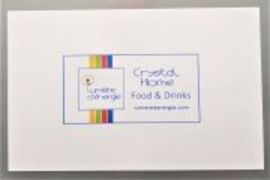 Pack Crystal Home Food & Drinks (A4)  & Pocket Protector