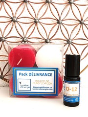 Set Pack Délivrance & Huile d'Onction "D-12" (10ml) 